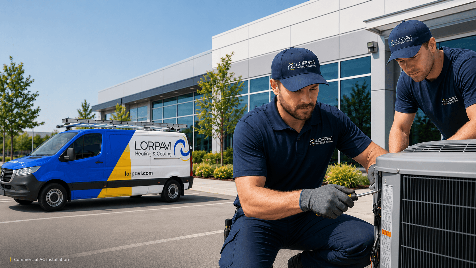 Commercial AC Installation in Northern Virginia — commercial HVAC service by LORPAVI