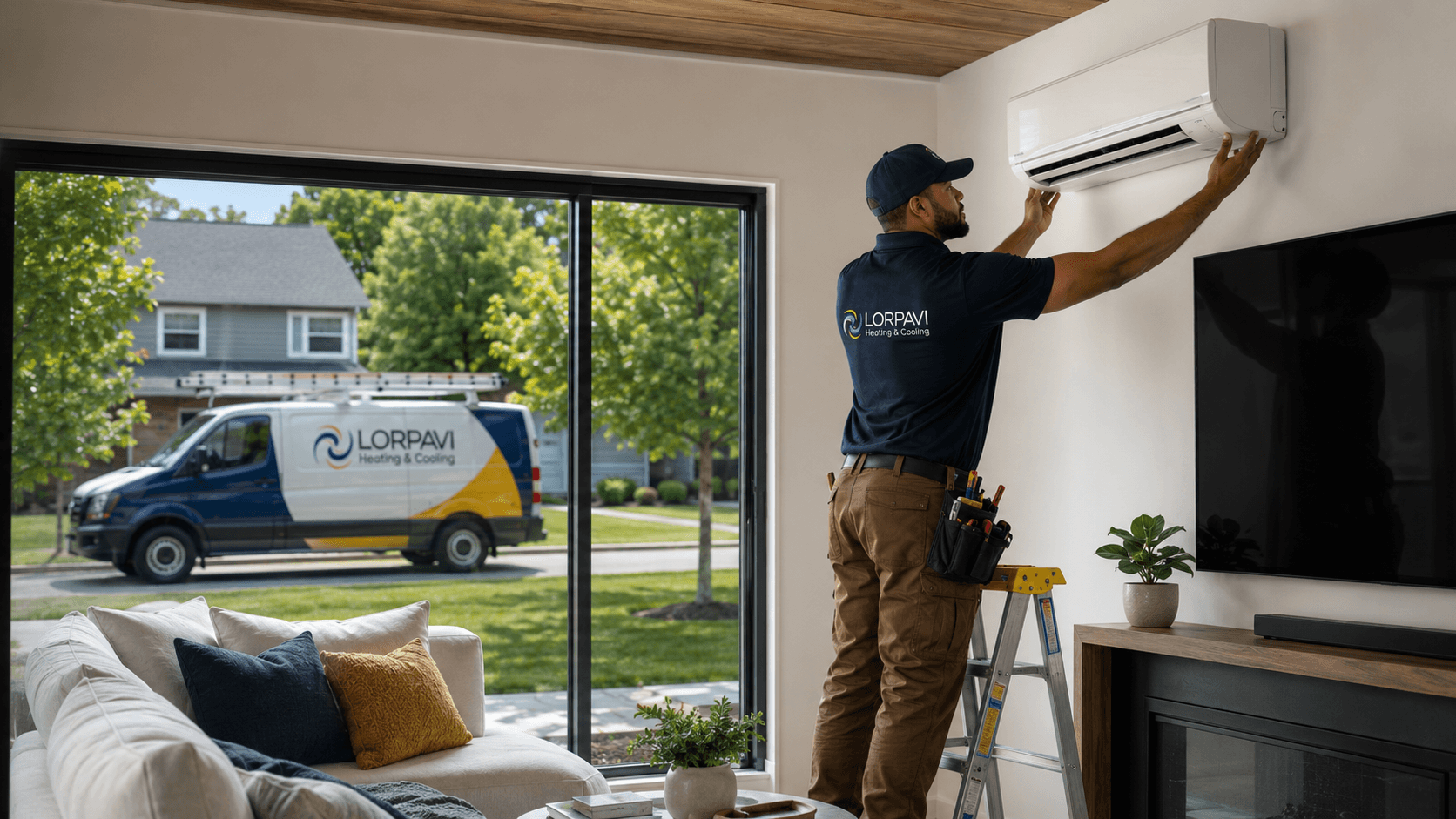 Ductless mini-split installation in Northern Virginia