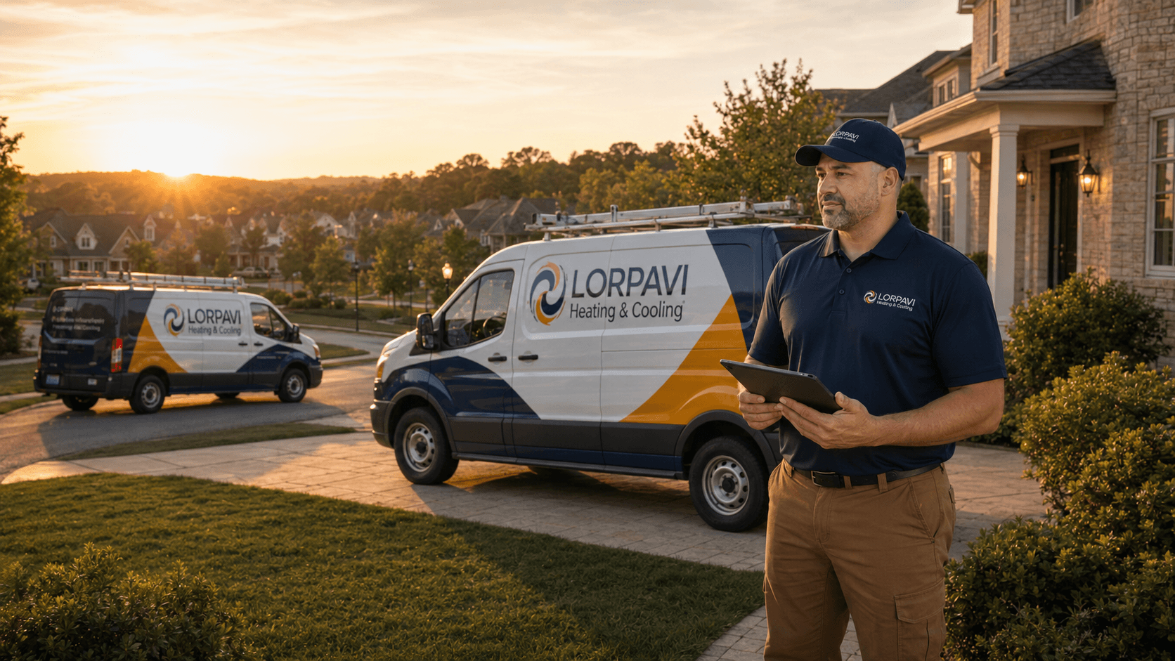 LORPAVI team — family-owned HVAC company serving Northern Virginia homeowners