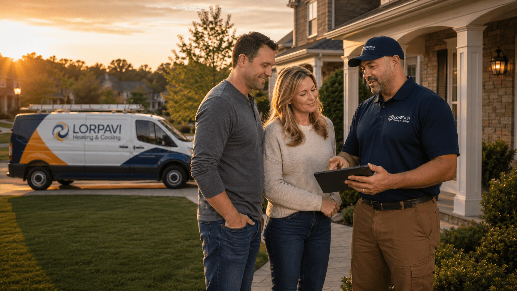 HVAC financing consultation for a homeowner in Northern Virginia