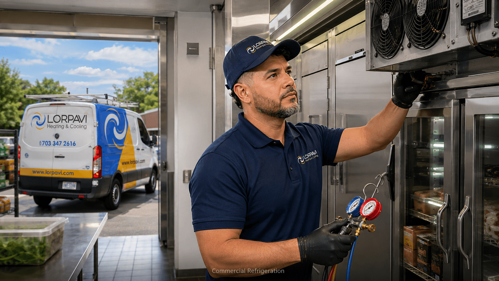 Commercial Refrigeration in Northern Virginia — commercial HVAC service by LORPAVI