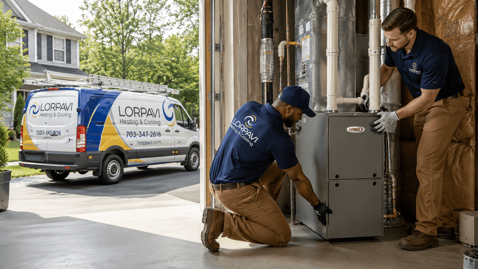 Furnace installation in Northern Virginia